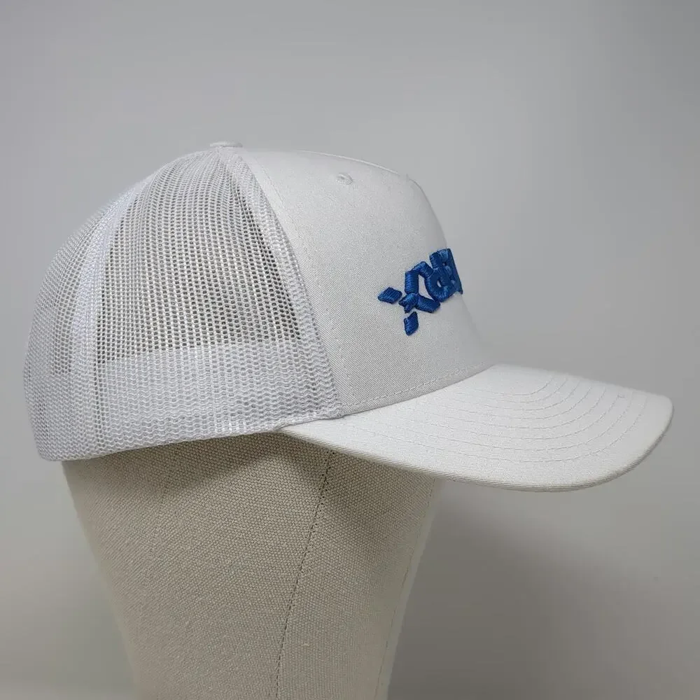 Richardson Trucker Hat White One Size Inverted PowerX Logo Mesh Snapback